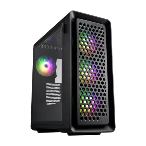 FSP CUT593 ARGB Standard Edition - E-ATX Ultra Tower Kućište - 4x ARGB fan - Black