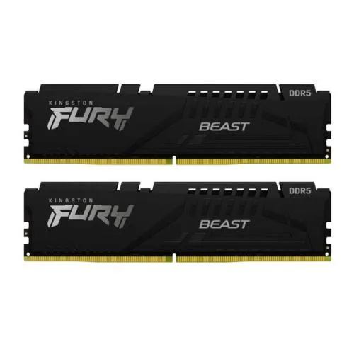 Memorija 64GB (2x 32GB) Kingston FURY Beast DDR5 6000MT/s CL36 – KF560C36BBEK2-64