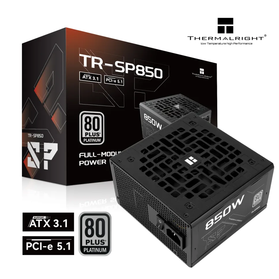 Thermalright SP‑850 - 850W Modularno Napajanje - PCIe 5.0 - 80 Plus Platinum