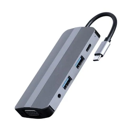 USB 8-in-1 Type-C Multi-port adapter Gembird A-CM-COMBO8-02