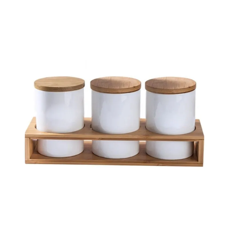 Set keramičkih posuda za začine Wood MU0721-24
