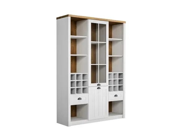 Vitrina PROWANSJA W2D2S, bela