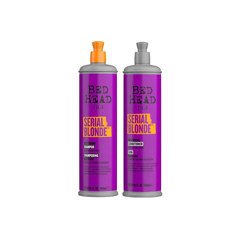 Bed Head Serial Blonde LARGE Shampoo &amp;amp; Conditioner Duo 2x600ml