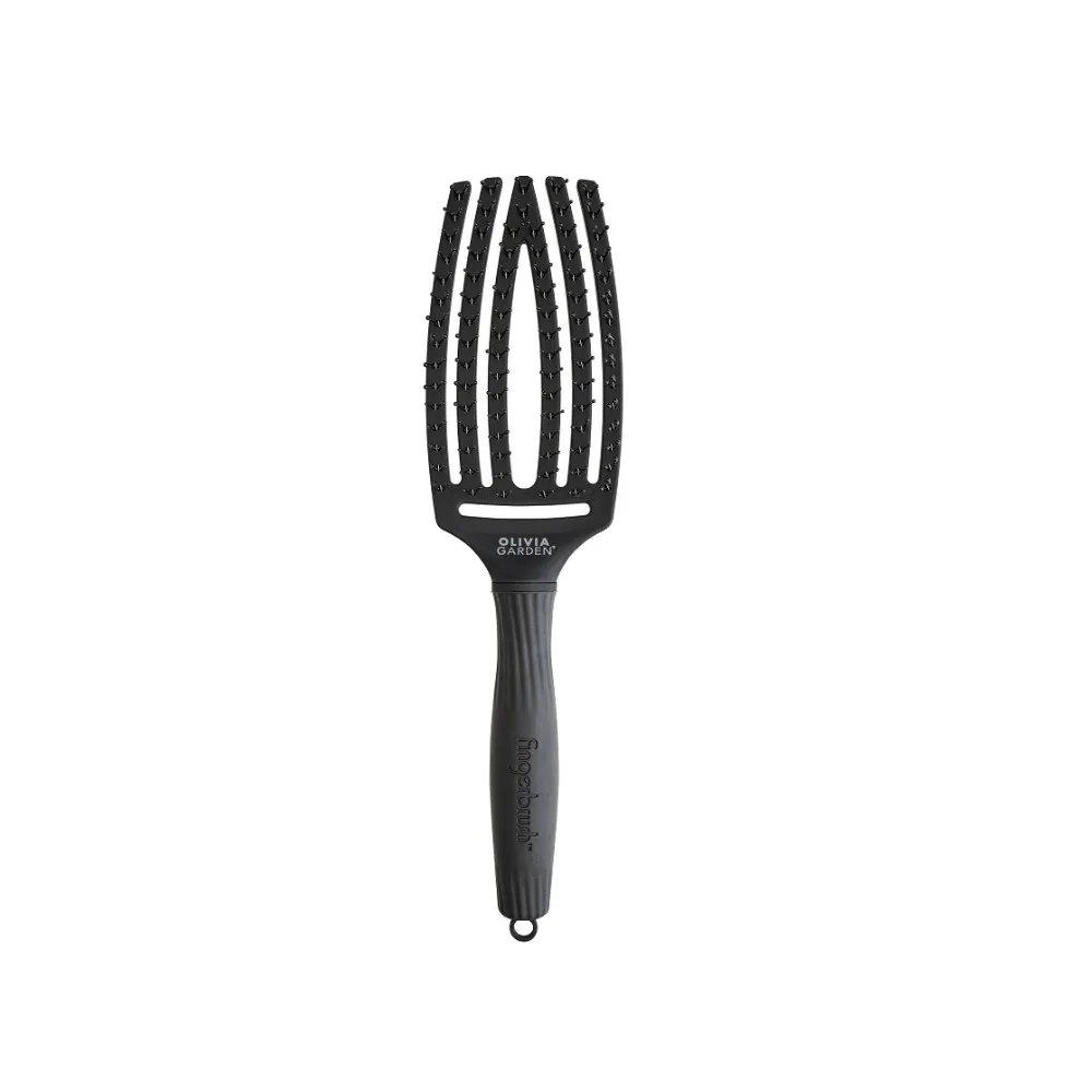 Fingerbrush Care Iconic Double Bristles Black Medium