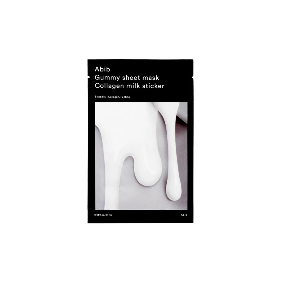 Gummy Sheet Mask Collagen Milk Sticker
