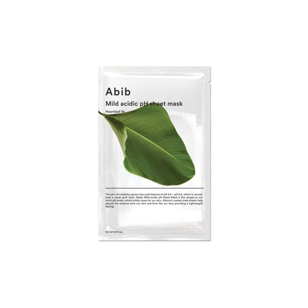 Mild Acidic pH Sheet Mask Heartleaf Fit