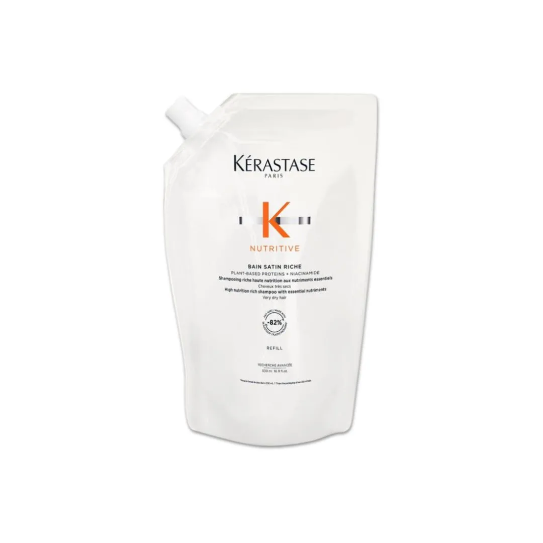 Nutritive Bain Satin Riche Shampoo Refill 500ml