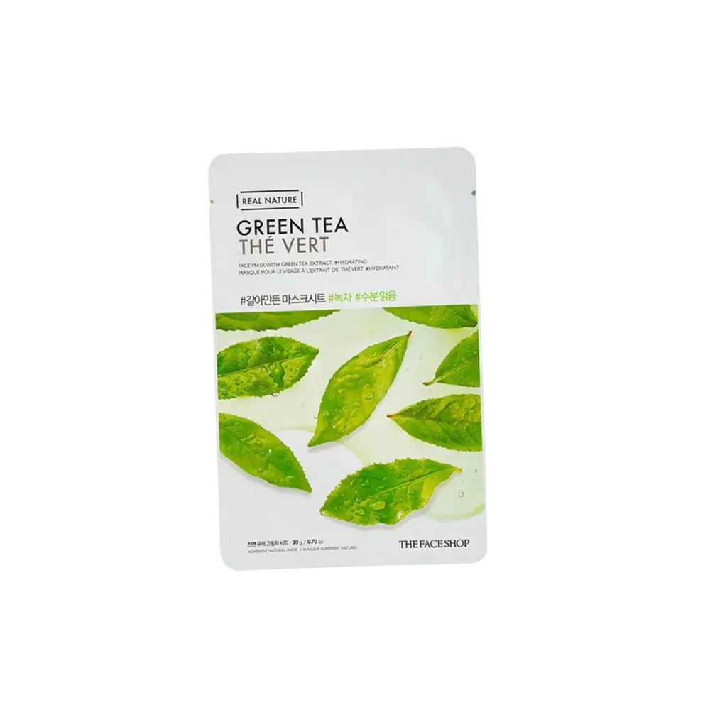 Real Nature Face Sheet Mask Green Tea