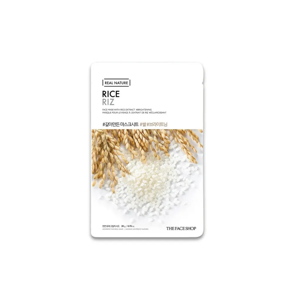 Real Nature Face Sheet Mask Rice