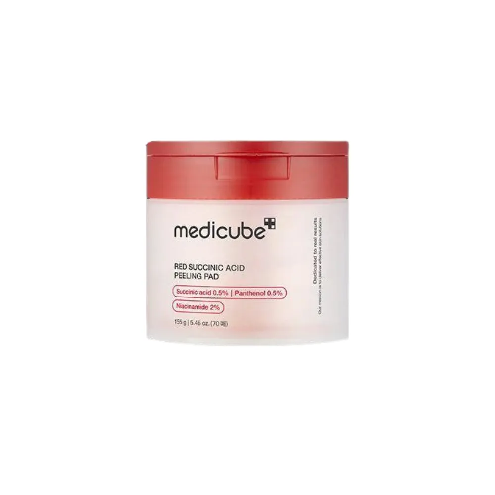 Red Succinic Acid Peeling Pad 70pcs