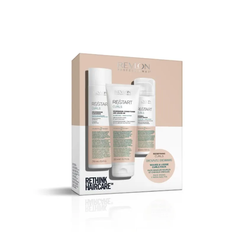 Restart Pack Soft Curls Shampoo, Conditioner &amp;#038; Defining Cream