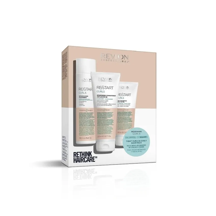 Restart Pack Soft Curls Shampoo, Conditioner &amp;#038; Transformative Oil
