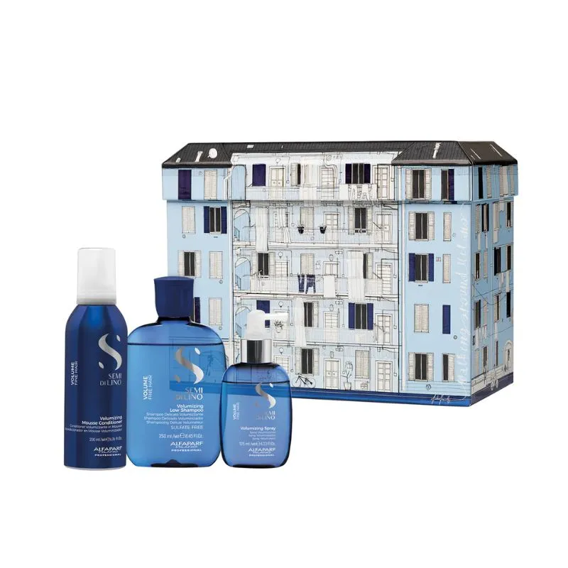 Semi Di Lino Holiday Set Volume (Shampoo + Mousse Conditioner + Spray)