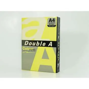 DOUBLE A FTK A4 80G 100L NEON ŽUTA (YELLOW)