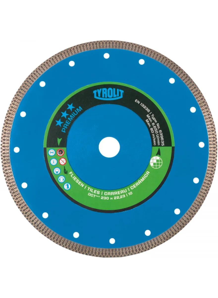 1A1R Dijamantski brus za keramiku 125x1.2x22.23 DCTP2 Premium
