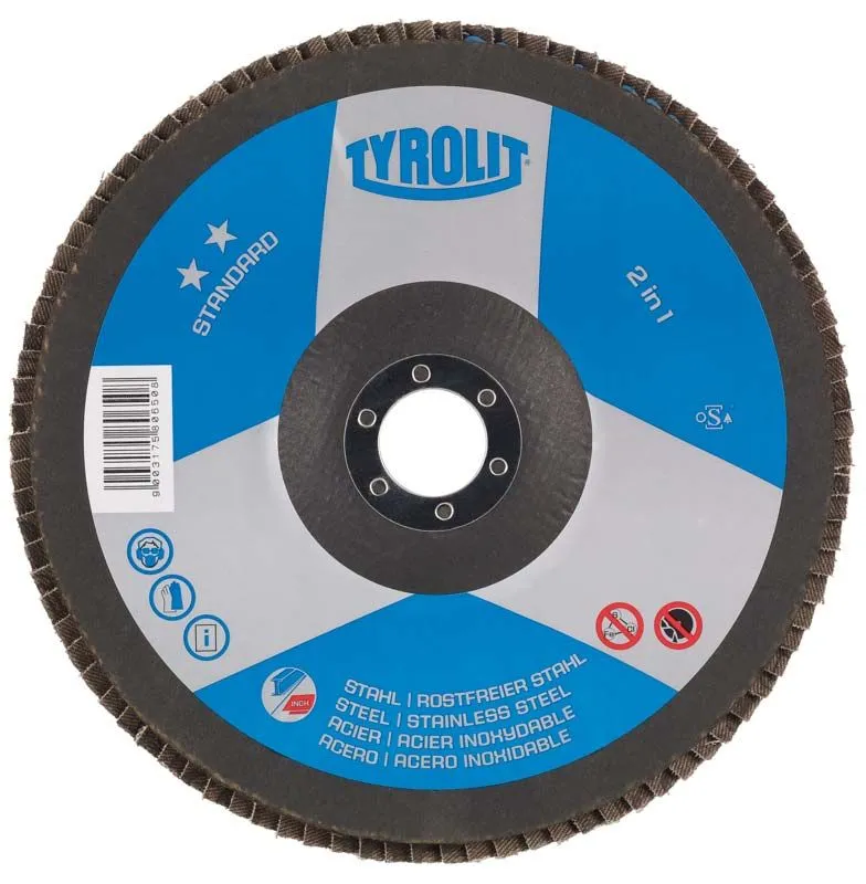 27A Lamelni brusni disk 125x22.23 ZA120-B Standard Tyrolit
