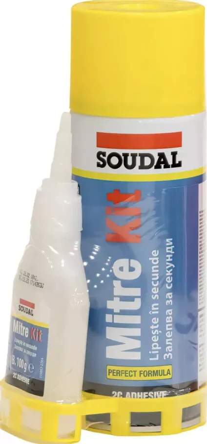 2K Mitre Kit super lepak+aktivator 100/400 2/1 Soudal