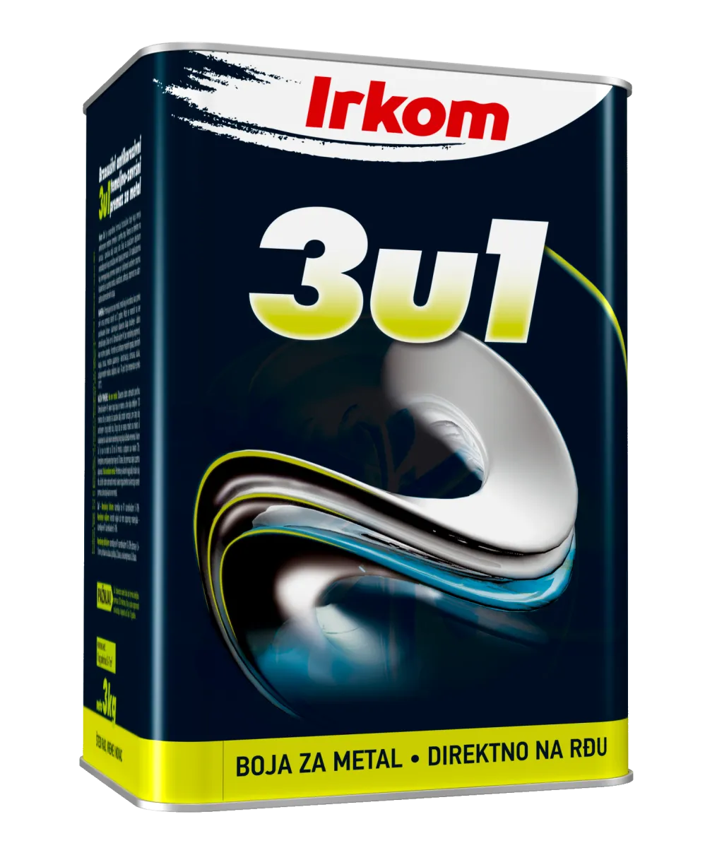 3u1 Boja za metal   Ral 9016 3kg Irkom