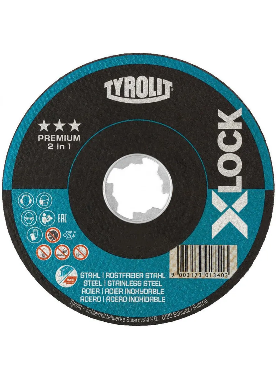 41 Brus za inoks 125x1.0x22.23 A60Q-BFP Premium X-Lock Tyrolit