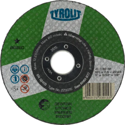 41C Brus za kamen 125x2.5x22.23 C30S-BF Basic Tyrolit