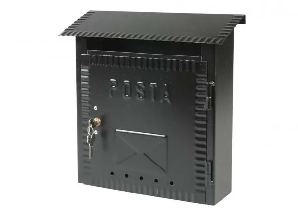 641 Poštansko sanduče 230x270x70mm crno kov. gvožde IBFM