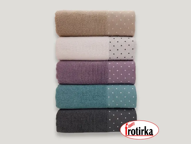 70x130cm Peškir Smaragd-3 500g/m2 kafeni 1010 Frotirka