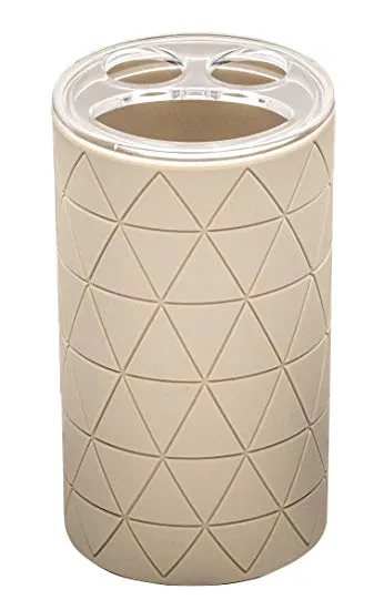 Čaša za četkice za zube Orient fi 7.1x12cm bež