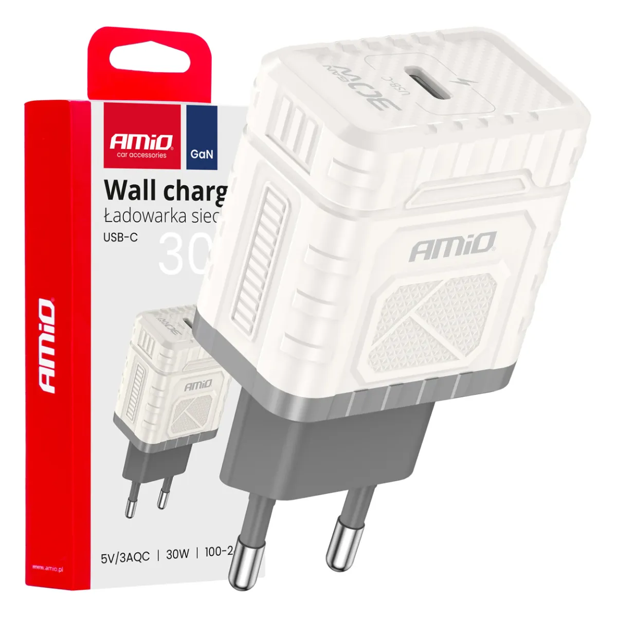 Adapter GaN PD 30W sa USB-C ulazom Amio