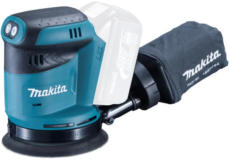Aku. ekscentar brusilica 18V 125mm Makita