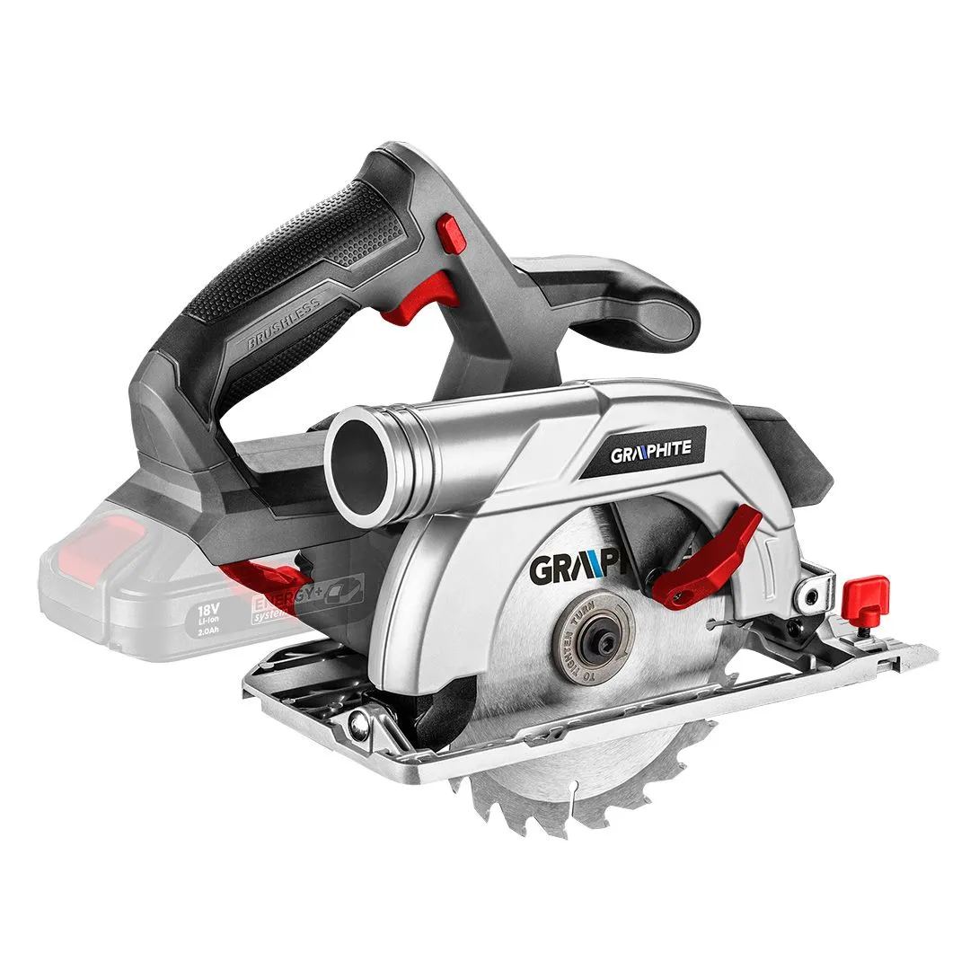 Aku. kružna testera Energy+ 18V Li-lon 165/20mm Graphite