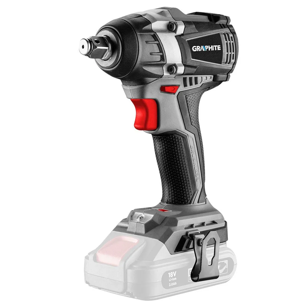 Akum. udarni odvijač Energy+ 18V 1/2" bez. bater. i punj. Graphite