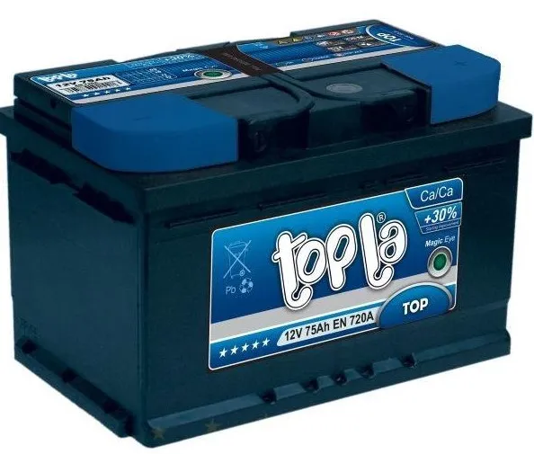 Akumulator za auto Top 12V 75Ah 720A Topla