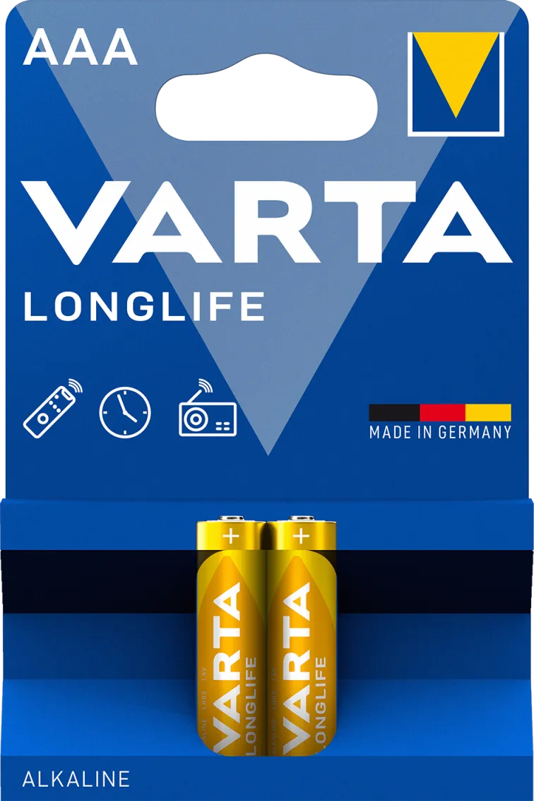 Alkalna baterija Longlife LR03 2/1 Varta