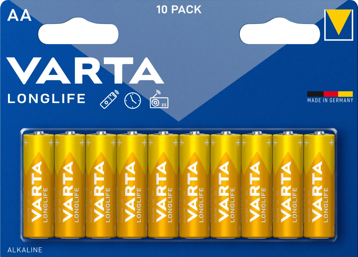 Alkalna baterija Longlife LR6 10/1 Varta