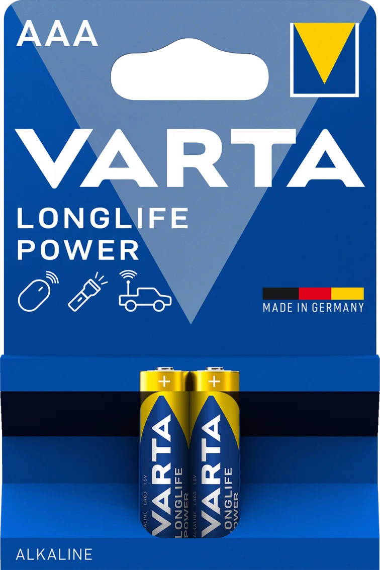Alkalna baterija Longlife Power LR03 2/1 Varta