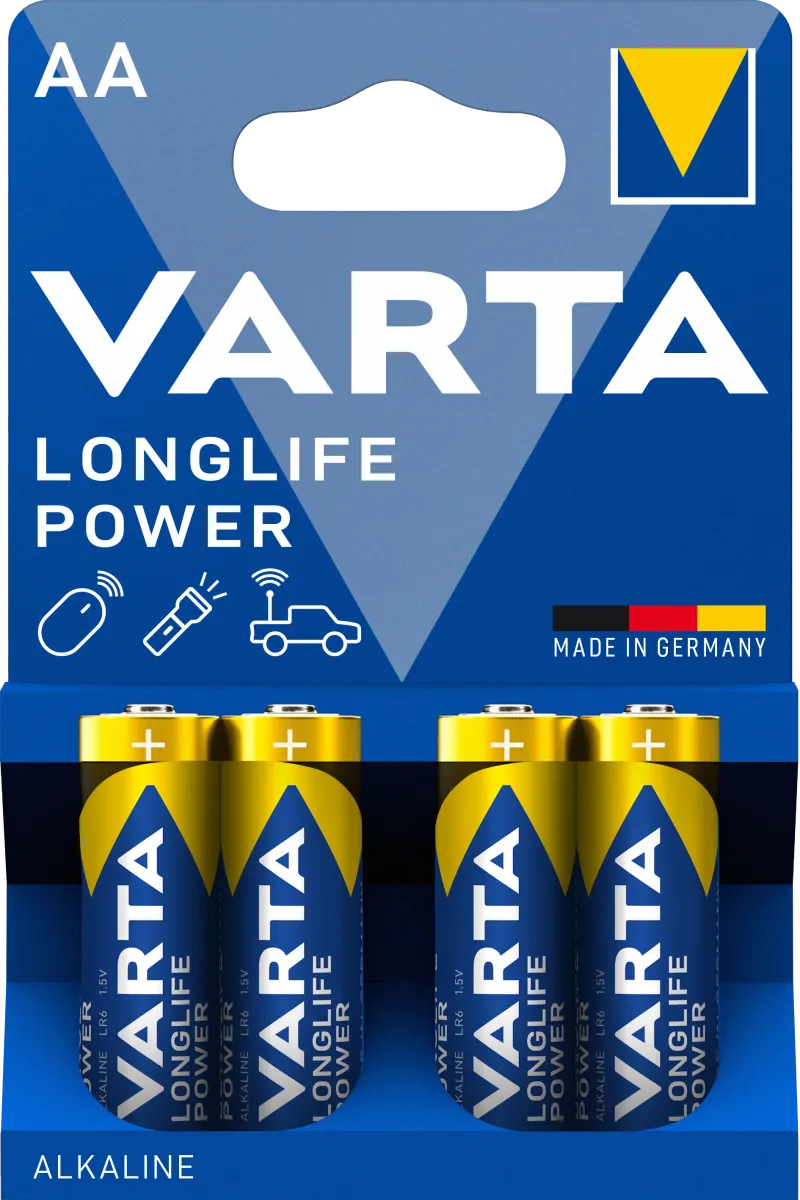 Alkalna baterija Longlife Power LR6 4/1 Varta