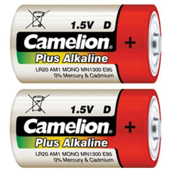 Alkalna baterija Plus LR20 D 2/1