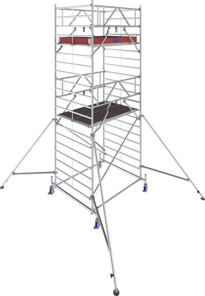 Alum. skela Stabilo ser.50 2x1.5m radna visina 6.40m Krause