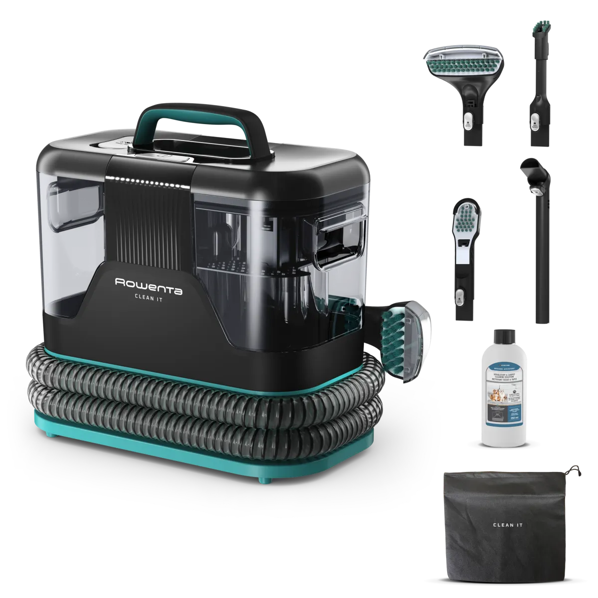 Aparat za dubinsko čišćenje Clean It 750W crni/zeleni Rowenta