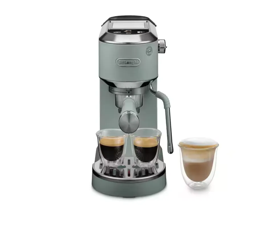 Aparat za kafu Dedica Duo 1450W sivi/inoks DeLonghi