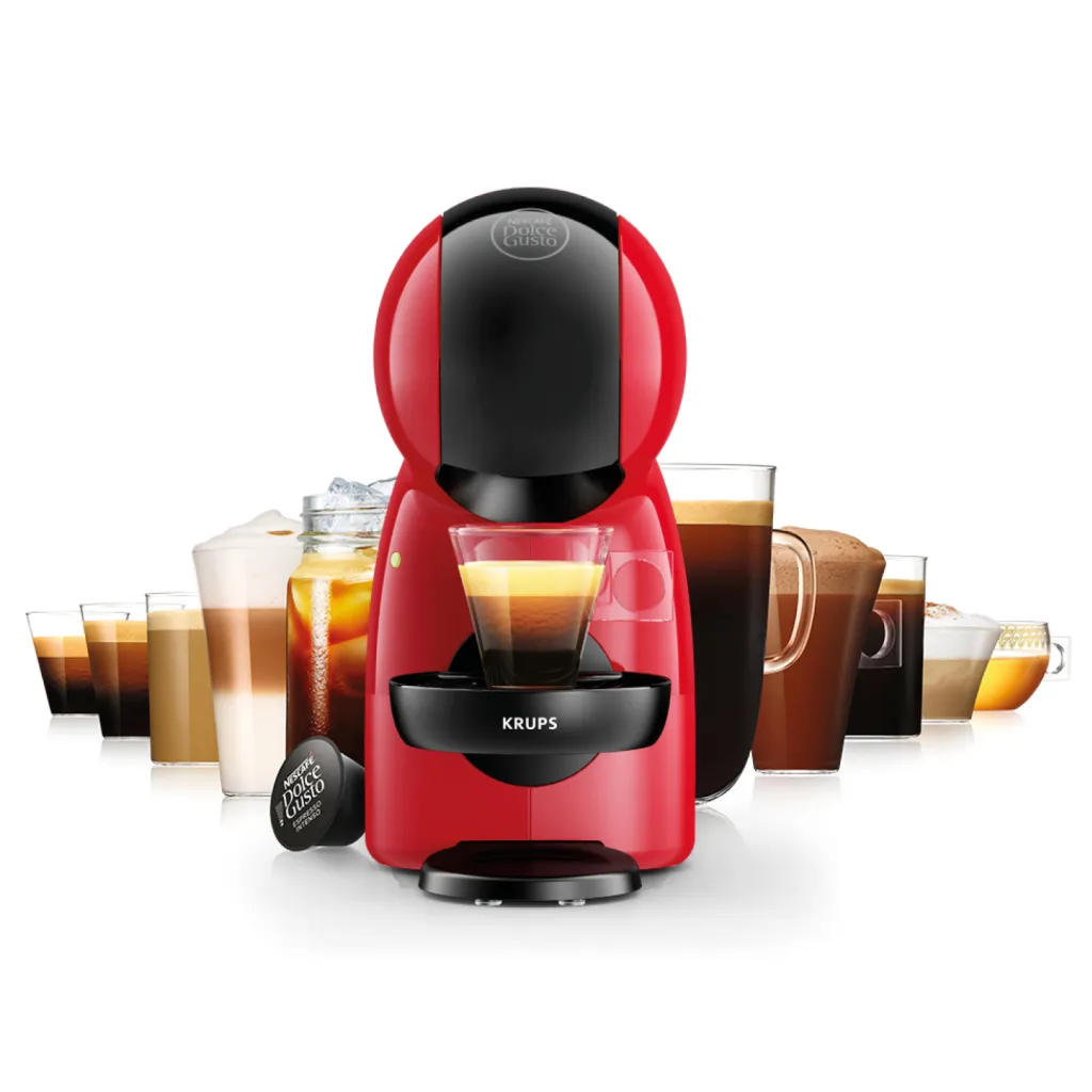 Aparat za kafu Dolce Gusto Piccolo XS 1600W crveni/crni Krups