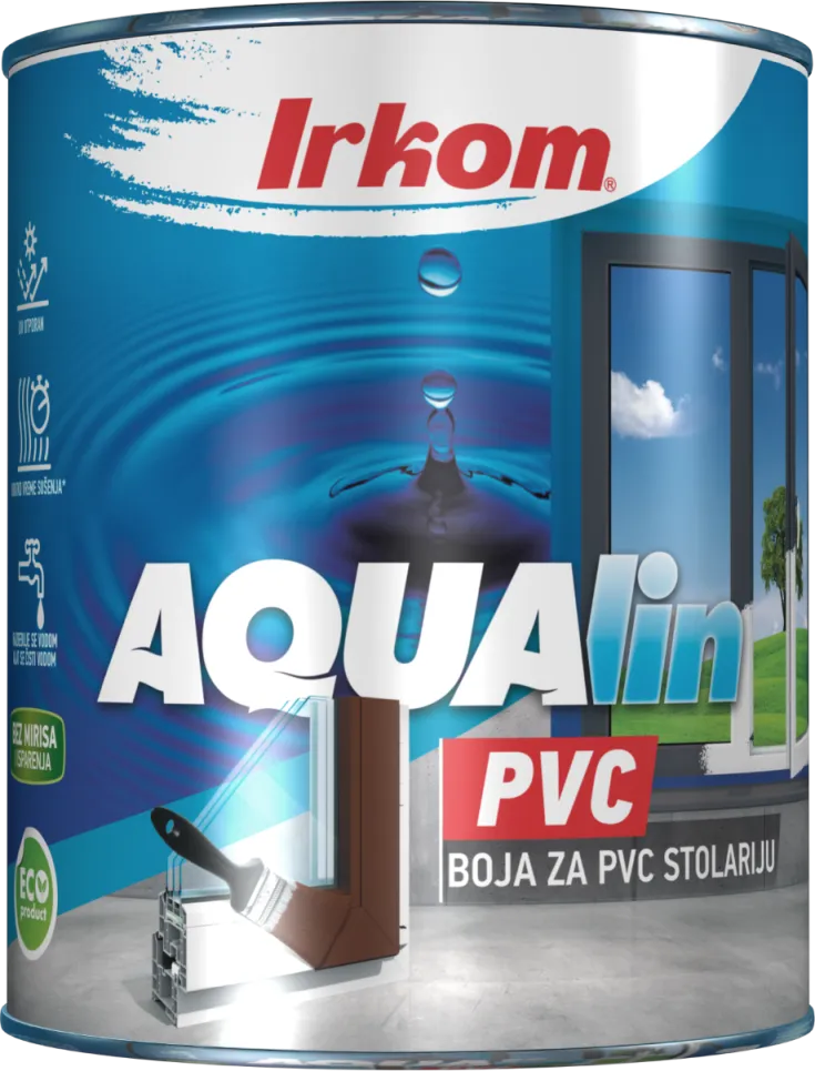 Aqualin email za PVC 700ml tamno braon Irkom