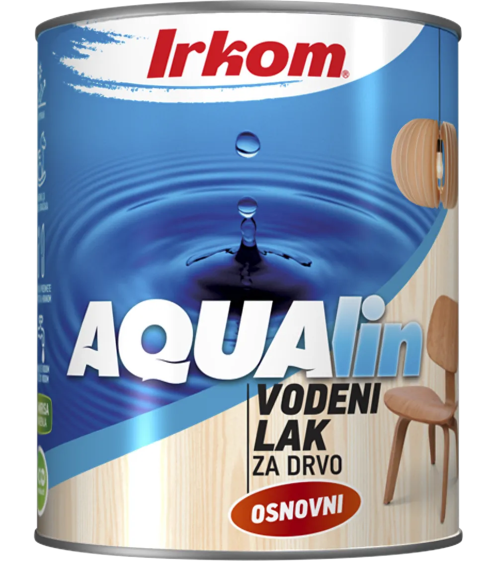 Aqualin lak za drvo osnovni 700ml Irkom