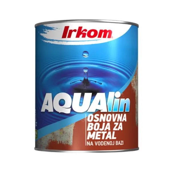 Aqualin osnovna boja za metal 700ml crvena Irkom
