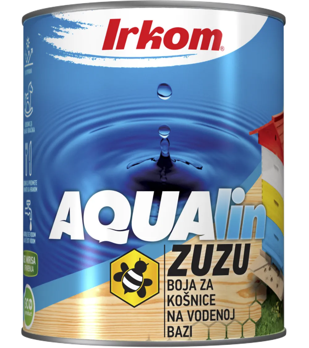 Aqualin ZU ZU vodeni emajl za košnice žuti 700ml Irkom