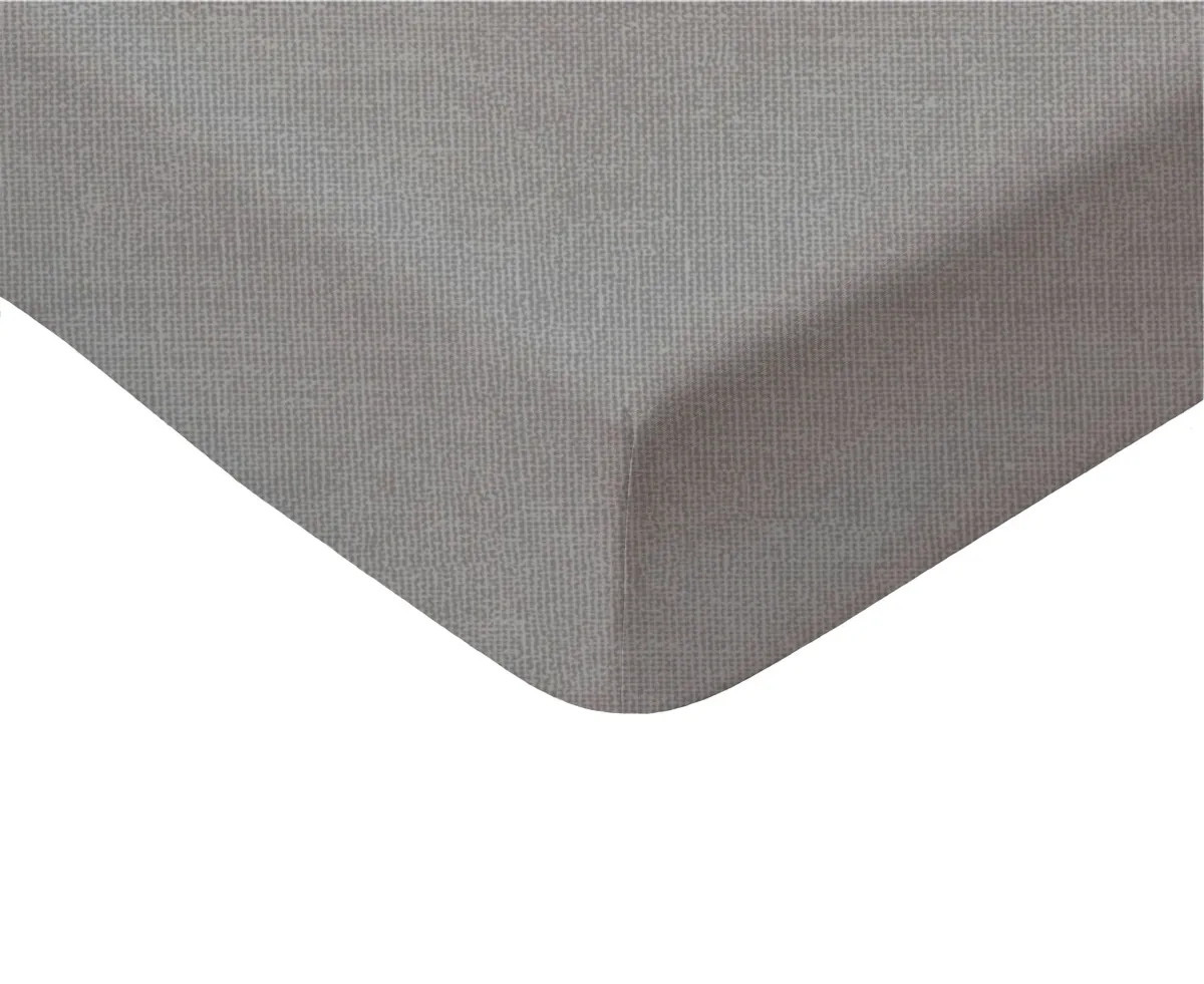 Čaršav sa lastikom Knox 100x200+30cm sivi Amolacasa