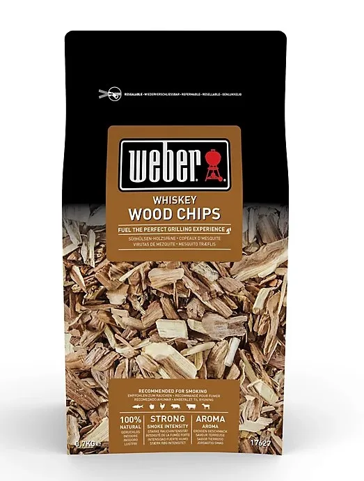 Aromatični komadići drveta Whiskey za dimljenje 700g Weber