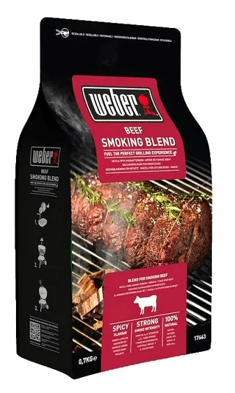 Aromatični komadići drveta za dimljenje goveđeg mesa 700g Weber