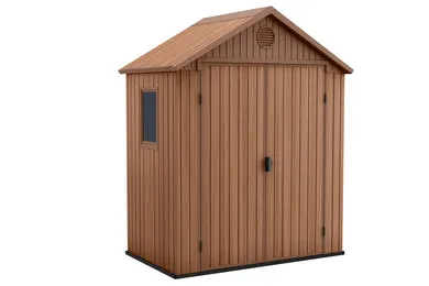 Bašt. kućica Darwin 6x4 190x122x221cm braon Keter