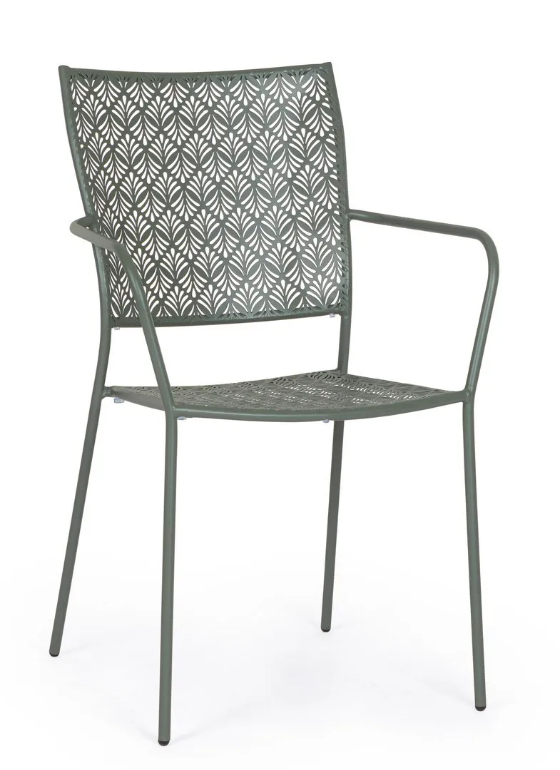 Bašt. stolica Lizzete 54x55x89cm zelena Bizzotto